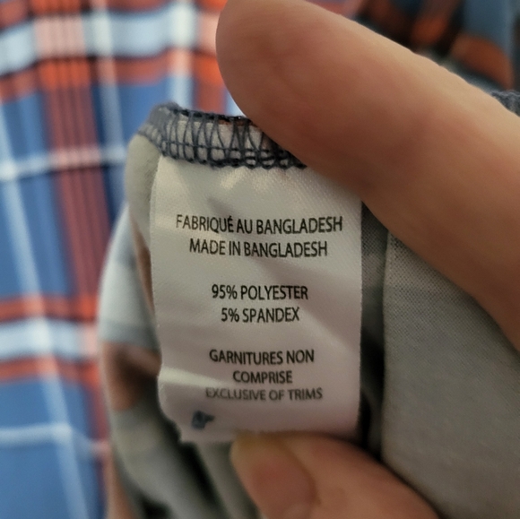 Ladies 2XL plaid long sleeve top with scoop neck layering tank - Picture 5 of 9